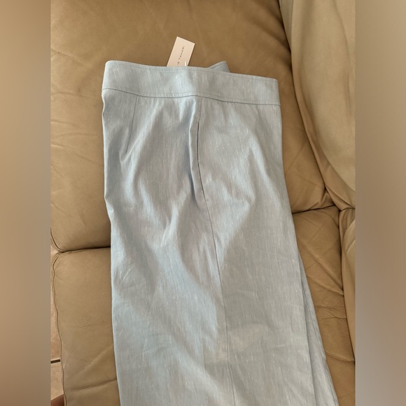 ELIE TAHARI The Serena Wide-Leg Linen Blend Pants - Picture 12 of 17